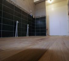 Pose du parquet terminée ...