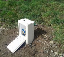 Le compteur d'eau est en place !