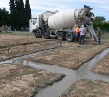 Le béton pour les fondations