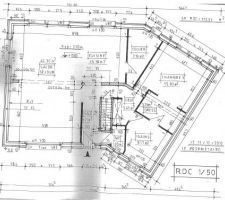 Plan du rez de chaussé à modifier...