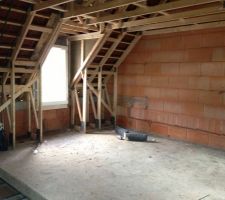 Emplacement de la 2eme chambre e l'étage