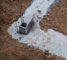 Encore un autre. Celui là posé à qq cm de la ferraille représentant le bord de la maison????