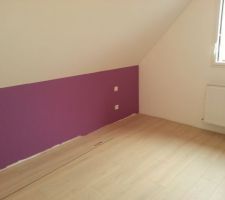 Pose parquet de notre chambre