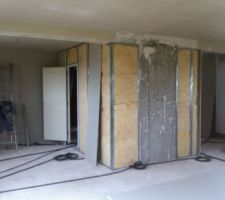 Cloison cuisine et office