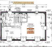 Plan du rez de chaussée