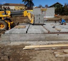 Etayage du plancher.