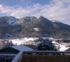 Vue de ma terrasse du salon / cuisine.