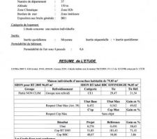 Etudes thermique P1