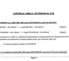 Etudes thermique P14