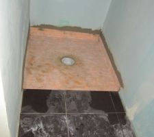 Manque les galets douche italienne