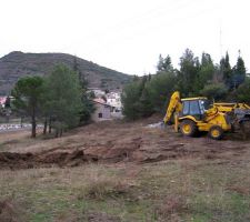 Le d&eacute;but du Terrassement