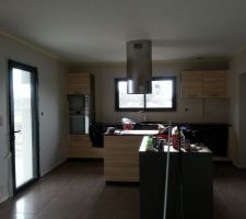 Cuisine en bazard...mais peinture terminée!