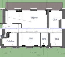 Plan actuel. Ancienne distribution