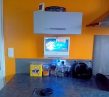 Console Domotique et TV au MUR