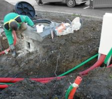 Raccordement eaux pluviales