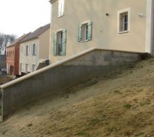 Une photo des chaperons que j'ai posé sur le "grand mur" juste avant la neige !!