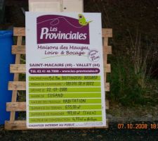 NOTRE PANNEAU DE PERMIS DE CONSTRUIRE