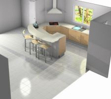 Plan cuisine vu n ° 2