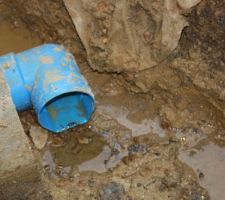 Drainage   étanchéité par mortier hydrofuge