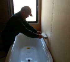 Essaie avec bagnoire et mitigeur cascade