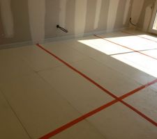 Préparation pour le chauffage au sol