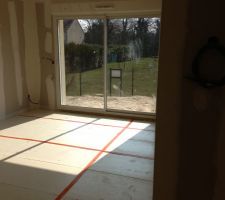 Préparation pour le chauffage au sol