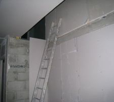 Emplacement du futur escalier