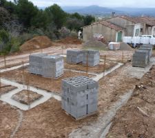 Fondations coul&eacute;es plus y'a plus qu'a attendre.