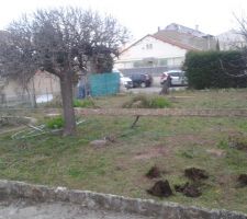 Le terrain (un jardin acheté suite à une division de parcelle)