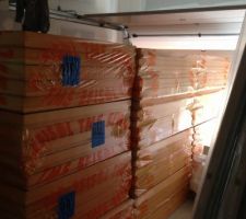 Isolant du plancher chauffant en 80mm