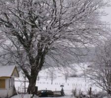 Le terrain sous la neige