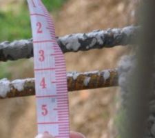 Fer de 6 horizontal avec recouvrement