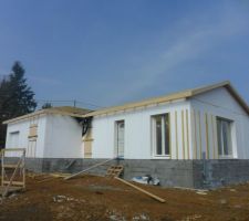 Charpente terminée en un jour!