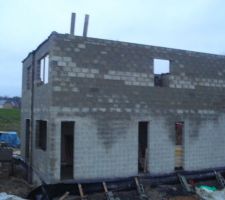 1er &eacute;tage en cours de construction