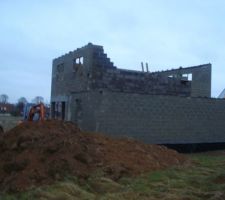 1er &eacute;tage en cours de construction
