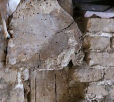 D&eacute;tail de fixation des poutres