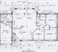 Plan du rez-de-chaussée.