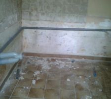 évacuation d'eau de la cuisine