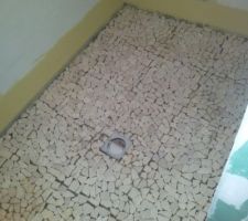 Douche &agrave; l italienne,manque encore les. joints