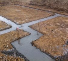 Fondations terminées !! Pourvu que le reste de la construction aille aussi vite