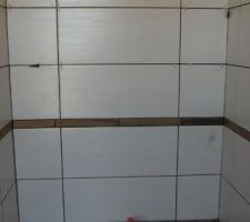 Douche avec son banc