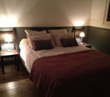 Lit install&eacute;... J'attends mes lampes et mes chevets