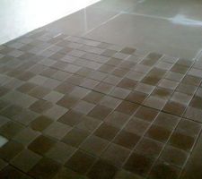 Carrelage de la douche &agrave; l'italienne &agrave; refaire pour la 3eme fois... :(