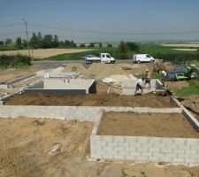 Bon l&agrave; c'est s&ucirc;r, on est bien en Juillet ... mais quel &eacute;cart de temp&eacute;rature, du pull qu'on endurait le matin, on fait tomber le maillot pour midi.