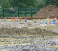 Les gaines sont en place