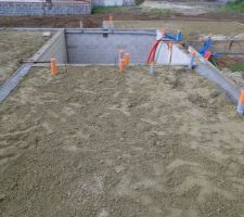 Vue de notre future chambre sur la salle de bain