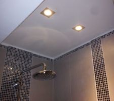 Spots LED en 12V étanches.