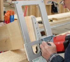 Défonceuse pour la découpe de la queue d'aronde