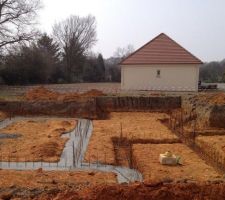 Coulage des semelles