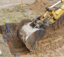 Rectitude des fondations h&eacute;las la pluie va faire des &eacute;boulis;